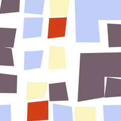 Offset Quads generative art background art illustration