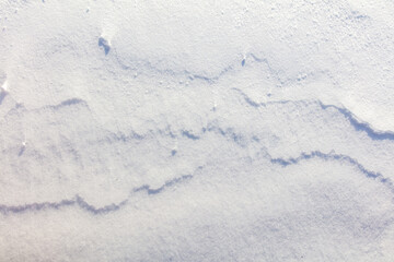 Snowy crust as an abstract background.