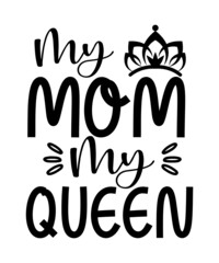 Naklejka premium Mother's day t shirt, mug design