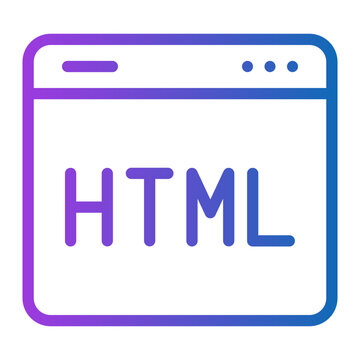 html gradient icon