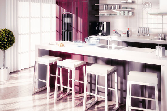 Moderne Küchenplanung - 3D Visualisierung