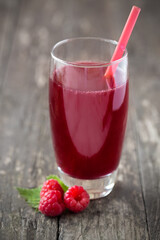 fresh raspberry juice.