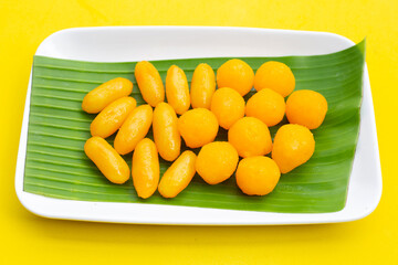 Traditional Thai desserts. 