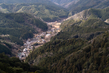 Naklejka premium 鳳来寺山 表参道