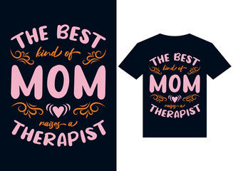 our first mother's day mommy and Maddie's t-shirt design typography vector illustration files for printing ready