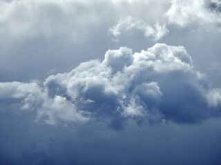 Obraz premium Thundercloud. Sky during the rain