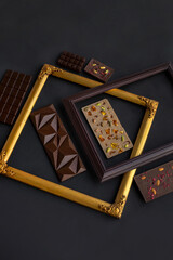 chocolate bar with chocolate