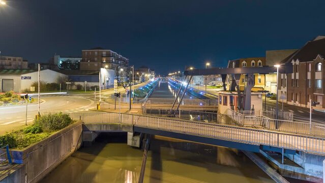 Time lapse pont de Vic Calais France