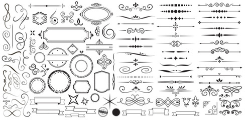 ornamental elements collection - 500562321