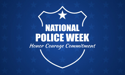 National Police Week background. Poster, card, banner and background - 500562970