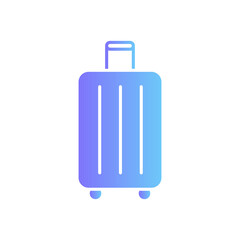 Baggage vector icon with gradient