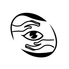Eye care logo Vector isolated