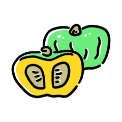 カボチャのイラスト