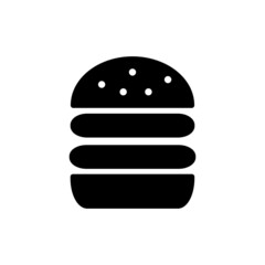 burger new icon simple vector