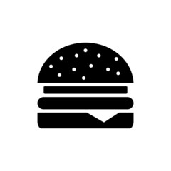 burger new icon simple vector