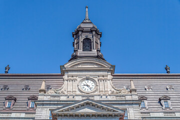 Fototapeta na wymiar Montreal City Hall Architectural Detail, Canada