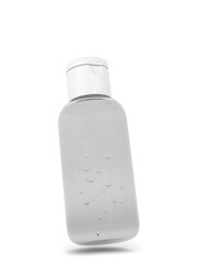 Small bottle of hand sanitizer gel