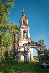 an old abandoned orthodox church