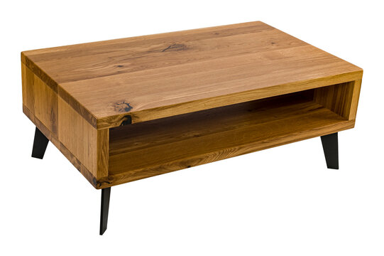 Wooden cabinet. A coffee table