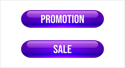 promotion sticker label icons . promotion and sale  set square isolated sign label blue color in white background