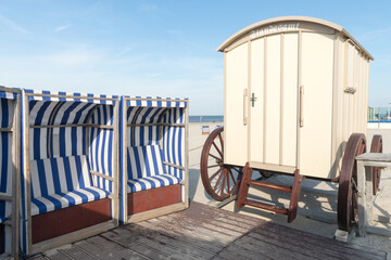 Badekarren auf Norderney