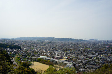 Obraz premium 新居浜市の眺望