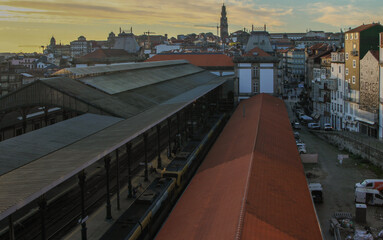 Fototapeta Architecture of city of Porto.  obraz