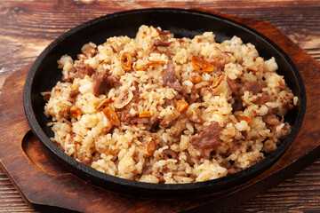 ビーフガリックライス