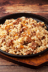 ビーフガリックライス