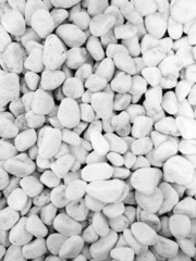 white pebbles background