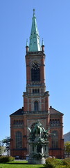 Historische Kirche in der Altstadt von Düsseldorf, Nordrhein - Westfalen
