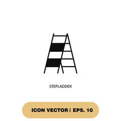 stepladder icons  symbol vector elements for infographic web