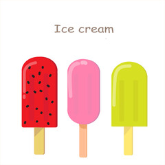 Fruit Ice Cream Sticks