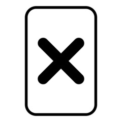 Obraz premium red card