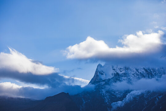 Mount Kongde-Ri. View From Edmund Hillary Monument, Nepal