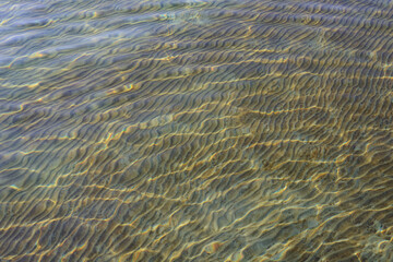 Natural pattern with water light and sand