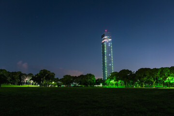 千葉市中央区 夜の千葉ポートタワー