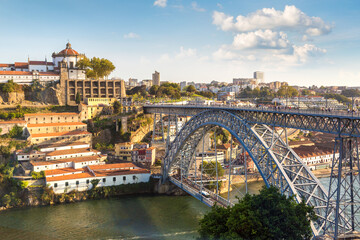 Dom Luis Bridge in Porto - obrazy, fototapety, plakaty