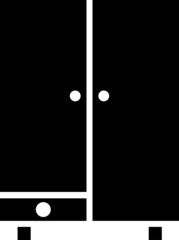 wardrobe new icon vector simple