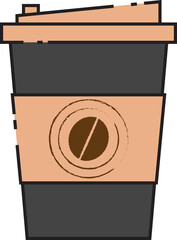 Delicious Coffee Paper Cup Icon