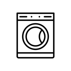 washing machine new icon vector simple