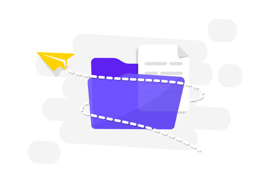 Upload document. Uploading file flat icon. Share or send document file. Uploading, downloading, synchronizing file icon for use on web page, mobile apps, UI and web hosting