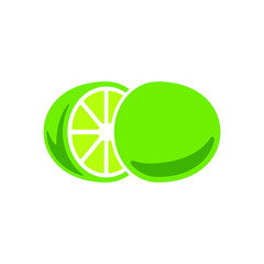 Obraz premium Lime can be use for icon, sign, logo and etc