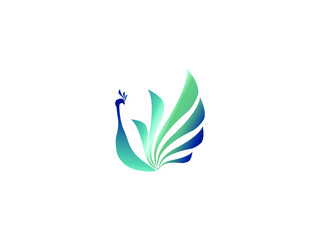 peacock logo beauty brand logo
