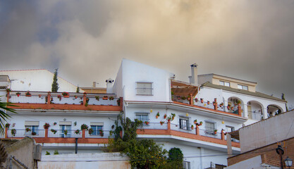 Fototapeta premium Architecture of the Old Town of Almogia in Andalusia, Spain