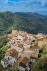 Fototapeta na wymiar View of the Old Town of Almogia in Andalusia, Spain