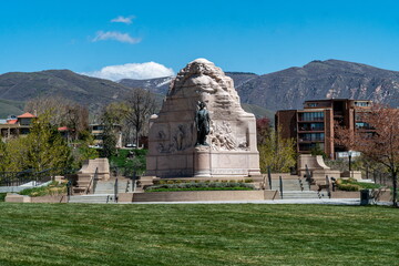 Utah State Capitol Building on a Sunny Spring Day - Salt Lake City, UT