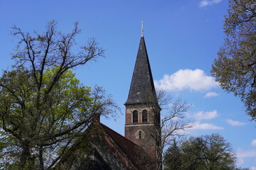 Fototapeta na wymiar Dorfkirche Biesdorf
