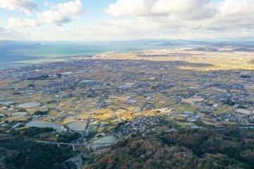 愛媛県　伊予市・松前町・松山市の風景