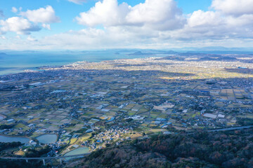 愛媛県　伊予市・松前町・松山市の風景